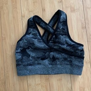 Camo print Gymshark sports bra dupe